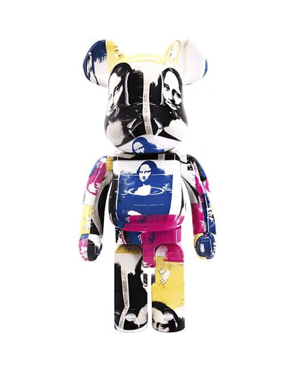 Bearbrick Andy Warhol Double Mona Lisa 1000% Multicolor