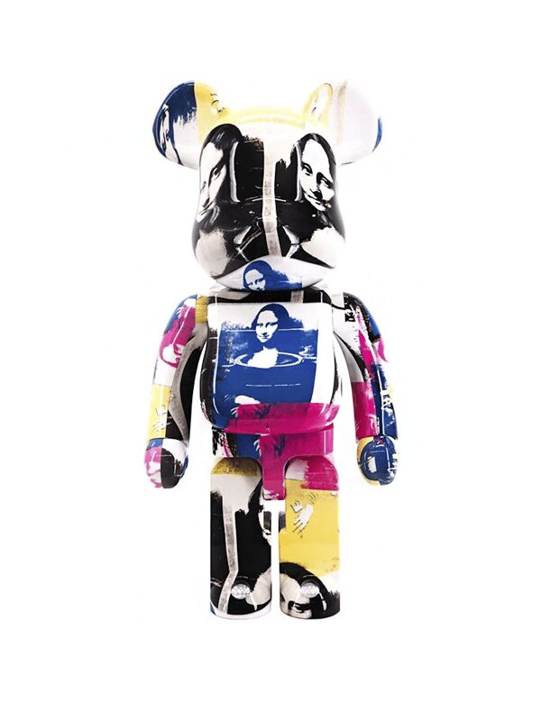 Bearbrick Andy Warhol Double Mona Lisa 1000% Multicolor