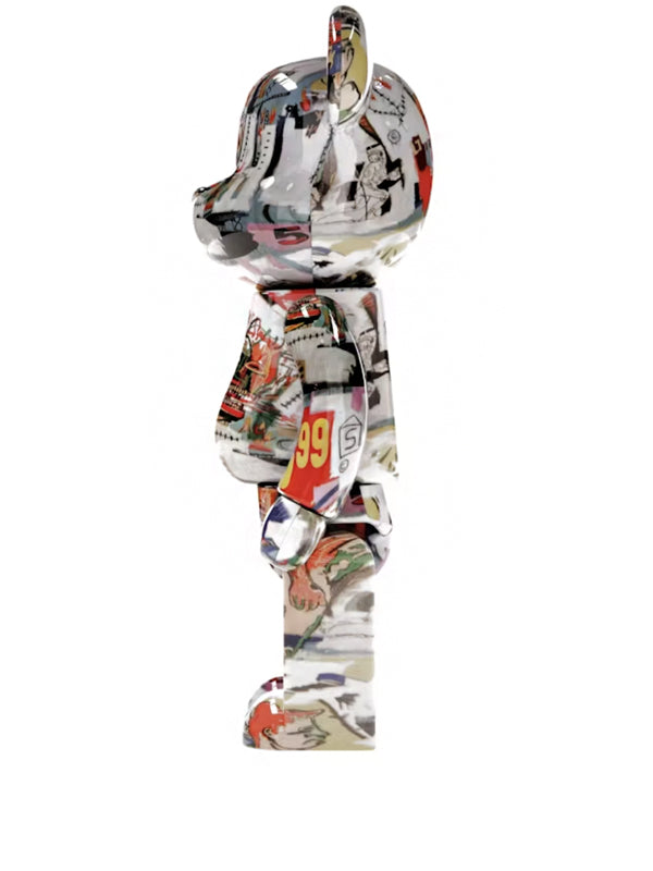 Bearbrick Andy Warhol x JEAN-MICHEL BASQUIAT #4 400%