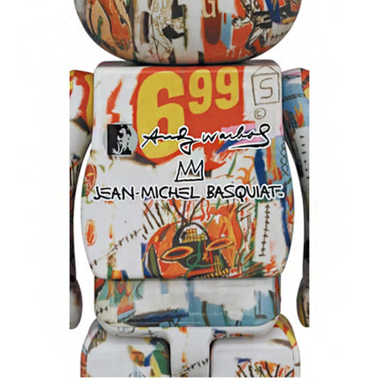 Bearbrick Andy Warhol x JEAN-MICHEL BASQUIAT #4 400%