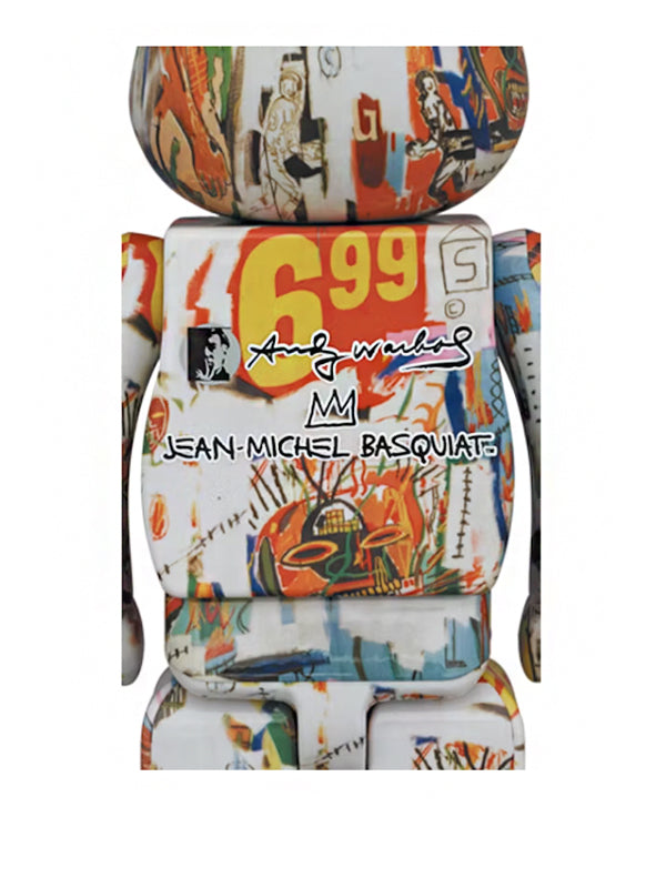 Bearbrick Andy Warhol x JEAN-MICHEL BASQUIAT #4 400%