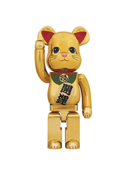 Bearbrick Beckoning Cat 1000% Gold