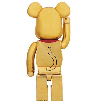 Bearbrick Beckoning Cat 1000% Gold