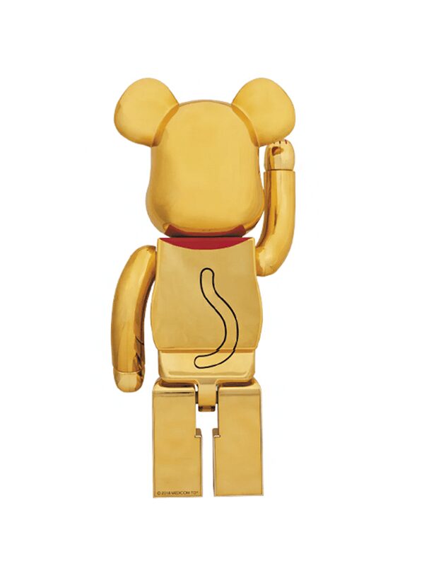 Bearbrick Beckoning Cat 1000% Gold