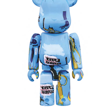 Bearbrick Jean-Michel Basquiat #4 100% & 400% Set Blue