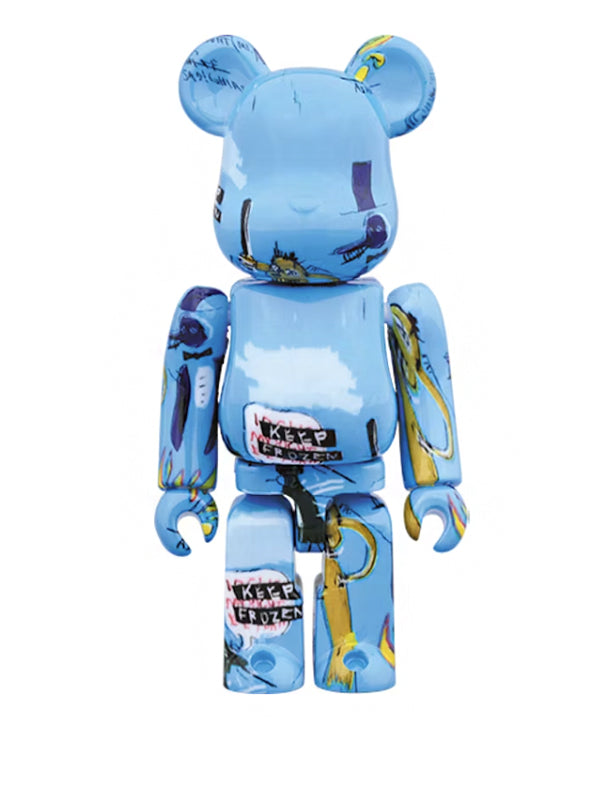 Bearbrick Jean-Michel Basquiat #4 100% & 400% Set Blue