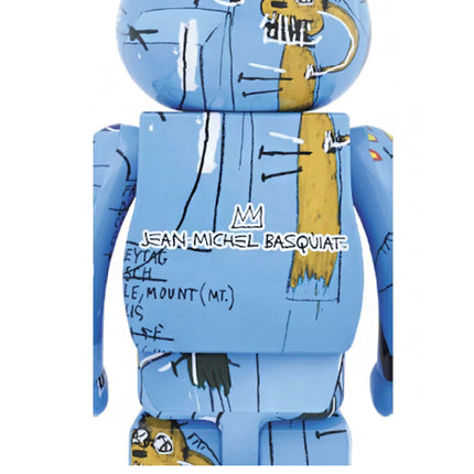 Bearbrick Jean-Michel Basquiat #4 100% & 400% Set Blue
