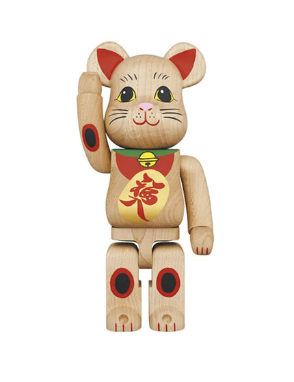 Bearbrick Karimoku Maneki Neko 400% Red Ver.