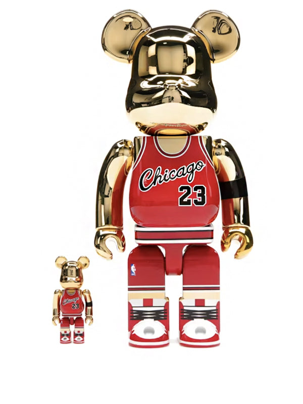 Bearbrick Michael Jordan 1985 Rookie Jersey 100% & 400% Set