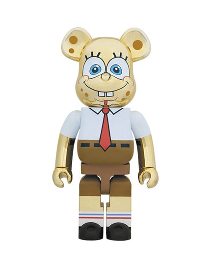 Bearbrick Spongebob Gold Chrome 1000% Gold