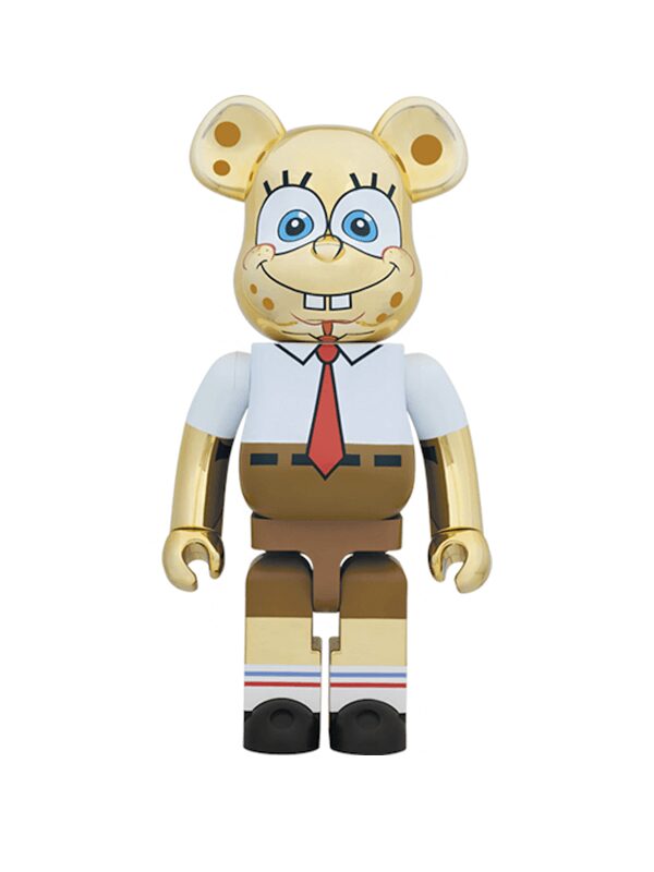 Bearbrick Spongebob Gold Chrome 1000% Gold