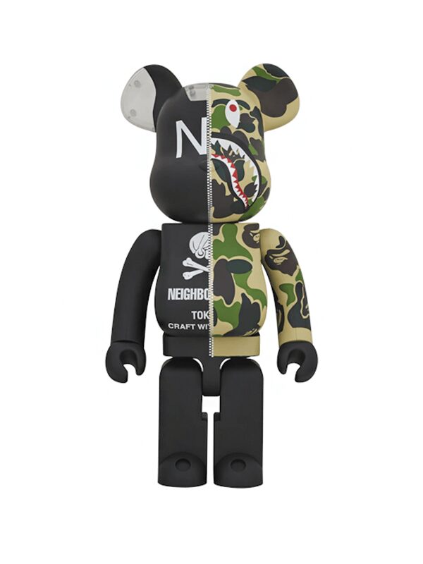 Bearbrick x A Bathing Ape x Neighborhood 1000% Multi