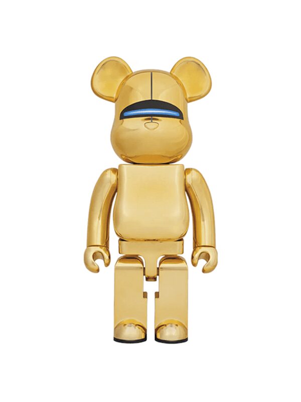 Bearbrick x Hajime Sorayama Sexy Robot 1000% Gold
