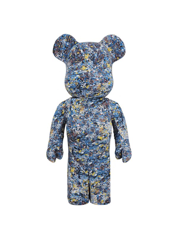 Bearbrick x Jackson Pollack Studio 1000% Multi