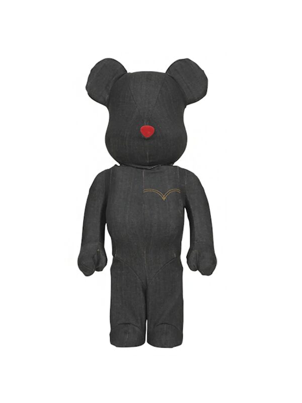 Bearbrick x Levi's Black 1000% Denim