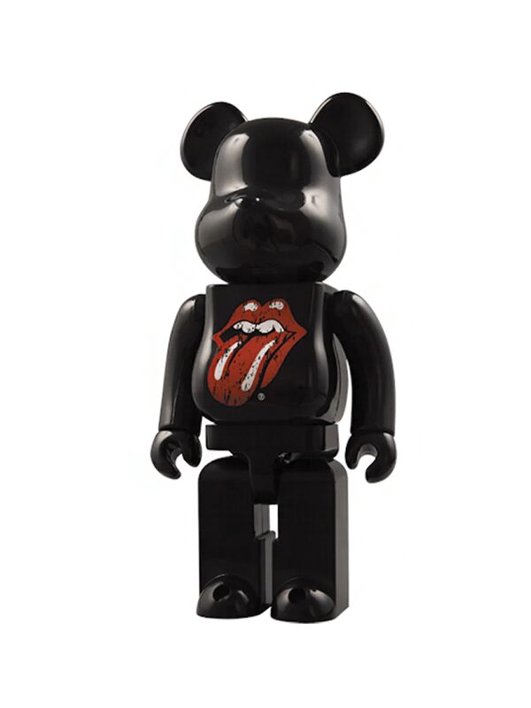 Bearbrick x The Rolling Stones 1000% Black