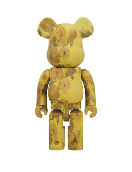 Bearbrick x Van Gogh Museum Sunflowers 1000% Yellow