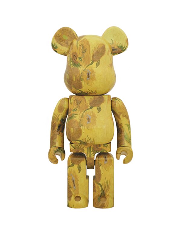 Bearbrick x Van Gogh Museum Sunflowers 1000% Yellow