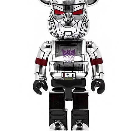 Bearbrick BAIT x Medicom Transformer Megatron 1000% Silver