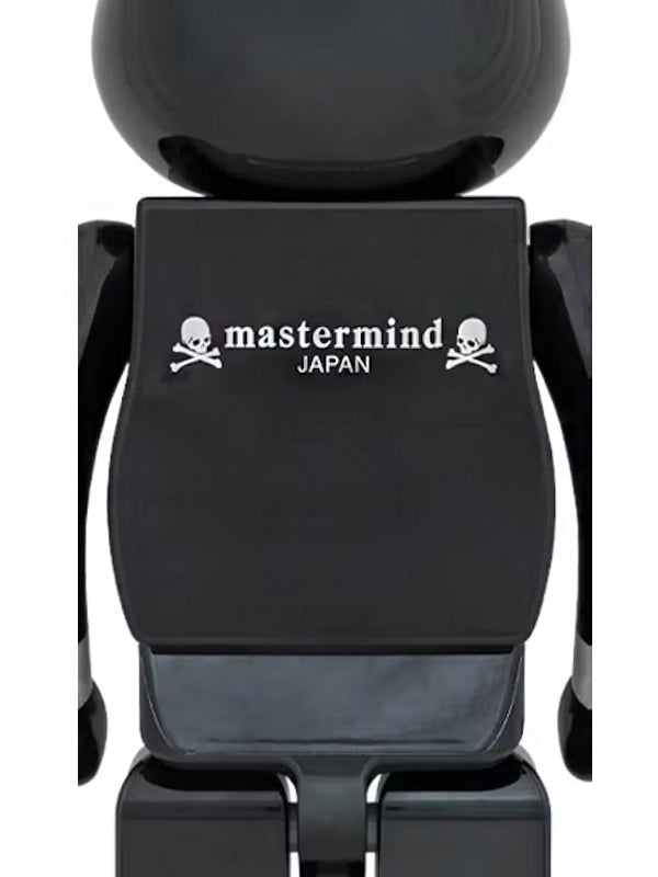 Bearbrick x Mastermind Japan Black Chrome Ver. 1000%