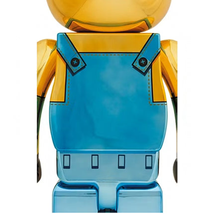 Bearbrick x Minions Kevin Chrome Ver. 1000%