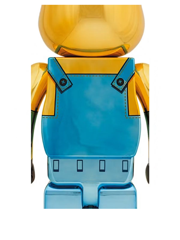 Bearbrick x Minions Kevin Chrome Ver. 1000%