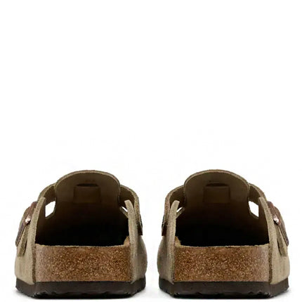 Birkenstock Boston Soft Footbed Suede Taupe