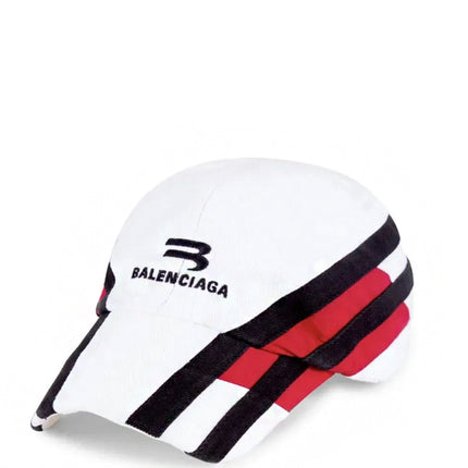 Boné Balenciaga Track Baseball White Red