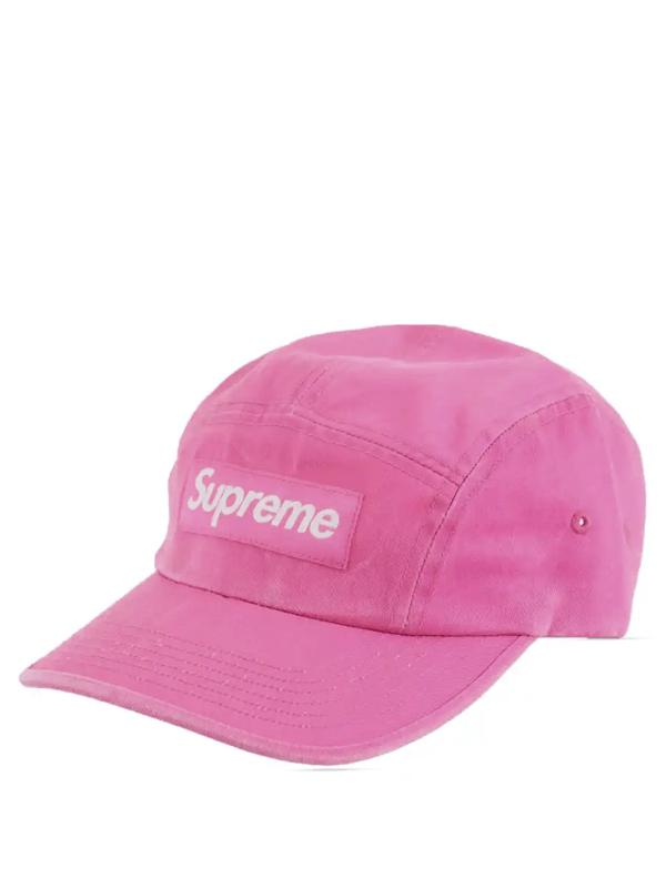 Boné Supreme Washed Chino Twill Camp Pink