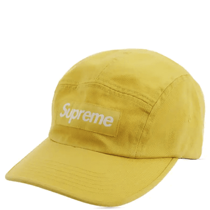 Boné Supreme Washed Chino Twill Camp Yellow