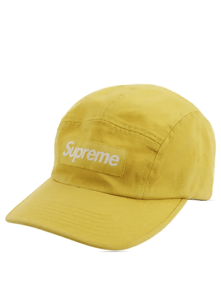 Boné Supreme Washed Chino Twill Camp Yellow