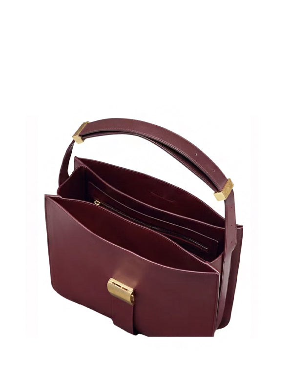 Bottega Veneta Marie Shoulder Bag Burgundy