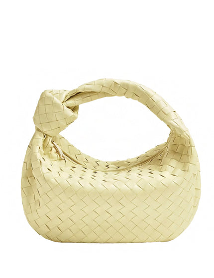 Bottega Veneta Teen Jodie Intrecciato Shoulder Bag Ice Cream