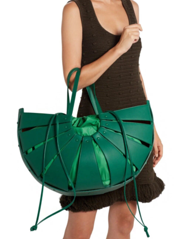 Bottega Veneta The Shell Large Handbag Green