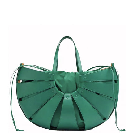 Bottega Veneta The Shell Large Handbag Green