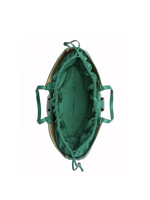 Bottega Veneta The Shell Large Handbag Green