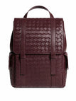 Intrecciato Back To School Backpack Burgundy