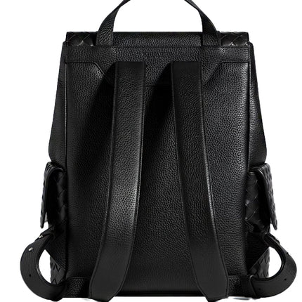 Bottega Veneta Intrecciato Back To School Backpack Burgundy / Black
