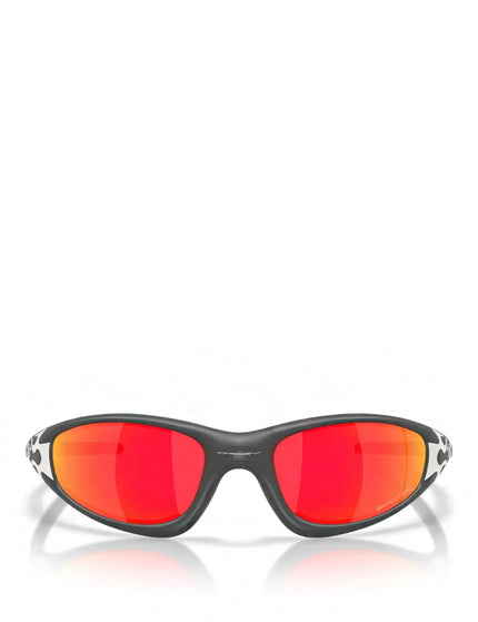 Brain Dead x Oakley Óculos Straight Jacket 99 Matte Dark Grey Prizm Ruby