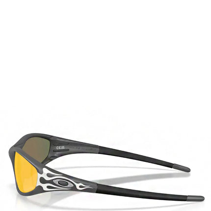 Brain Dead x Oakley Óculos Straight Jacket 99 Matte Dark Grey Prizm Ruby