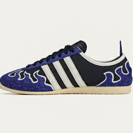 Brain Dead x adidas Bowling Shoe Black Purple Flames