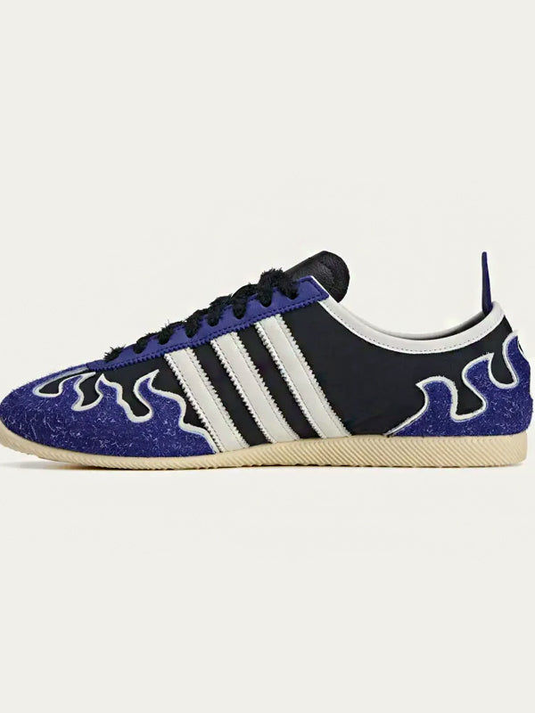 Brain Dead x adidas Bowling Shoe Black Purple Flames