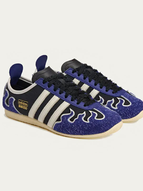 Brain Dead x adidas Bowling Shoe Black Purple Flames
