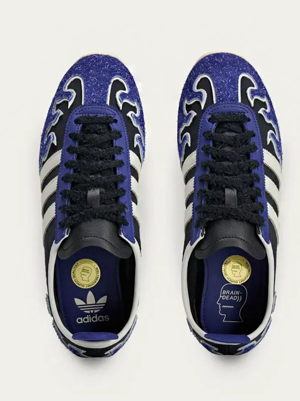 Brain Dead x adidas Bowling Shoe Black Purple Flames