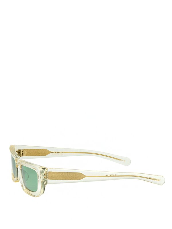 Crystal Yellow / Solid Teal Lens