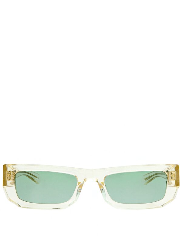 Crystal Yellow / Solid Teal Lens