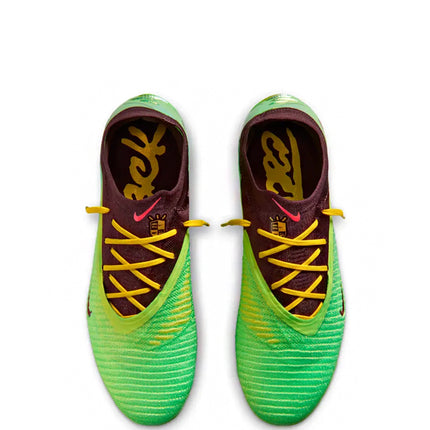 Cactus Jack x Nike Chuteira Phantom 6 Low Elite FG Earth Metallic Gold