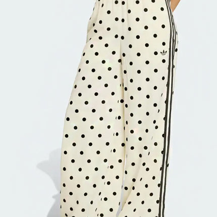 Calça adidas Pantalona Cetim Polka Dots Off White