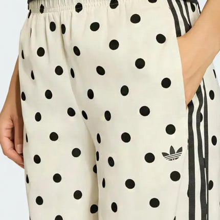 Calça adidas Pantalona Cetim Polka Dots Off White