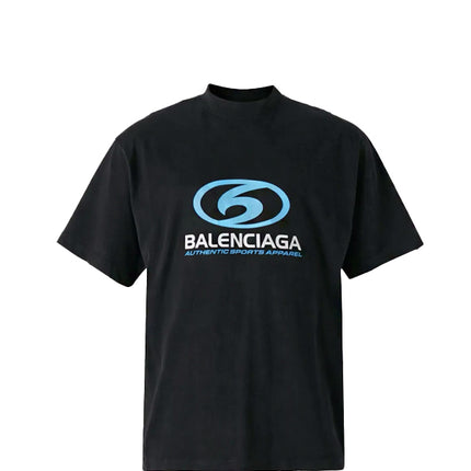 Camiseta Balenciaga 3B Sports Icon Black Blue